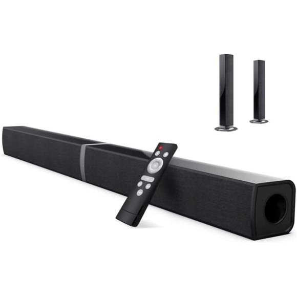 Sound Bar, Sound Bar for TV Split Soundbar Wired&  Wireless  Bluetooth Sound Bar - Picture 1 of 5